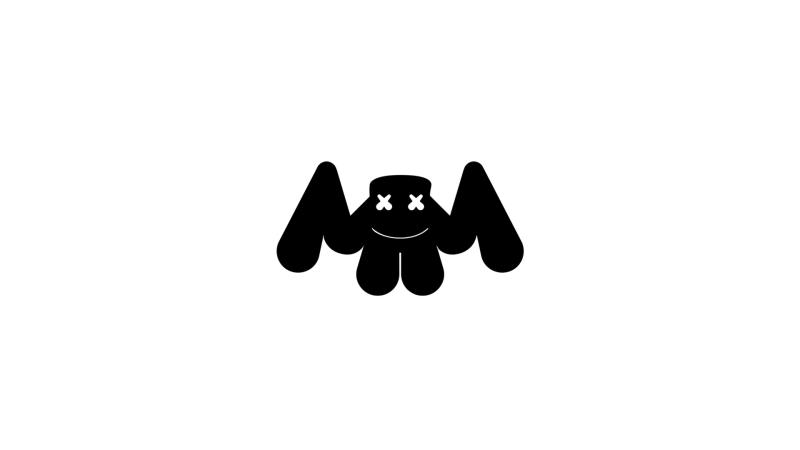 Marshmello Logo White