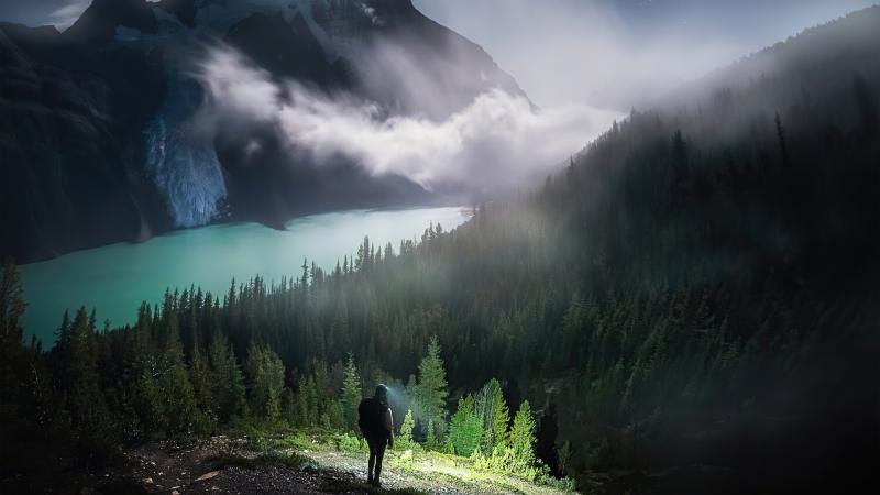 Midnight Explorations Under The Full Moon 4k