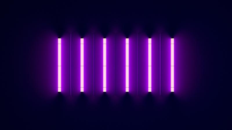 Neon Lights Purple