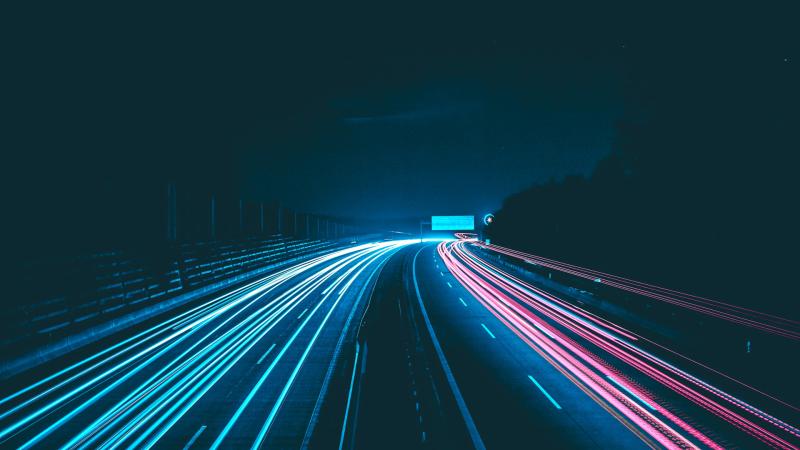 Night Lights Road