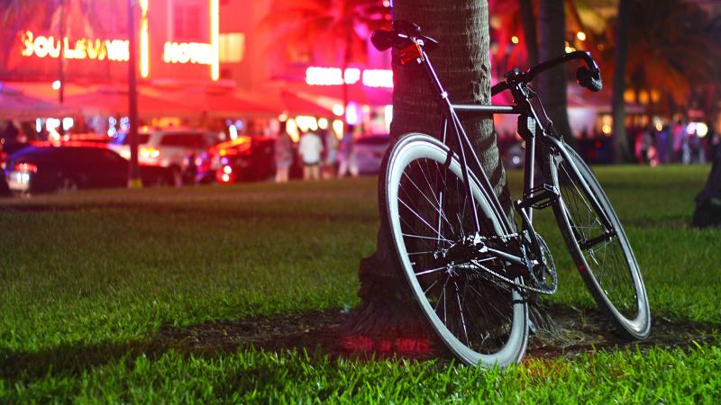Night Park Street Bike