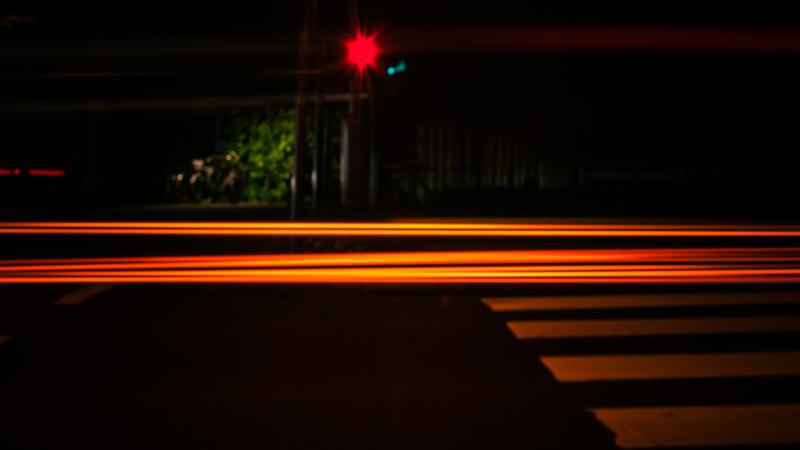 Orange Trails Time Lapse