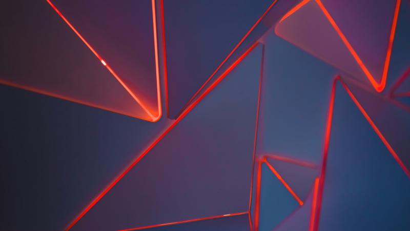 Pattern Texture Glow Glass Laser 5k