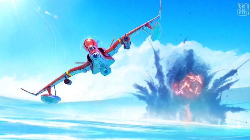 Plane Battle In Heaven