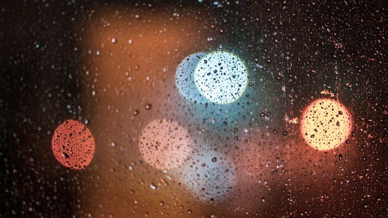 Rain Drops Long Exposure Lights 5k
