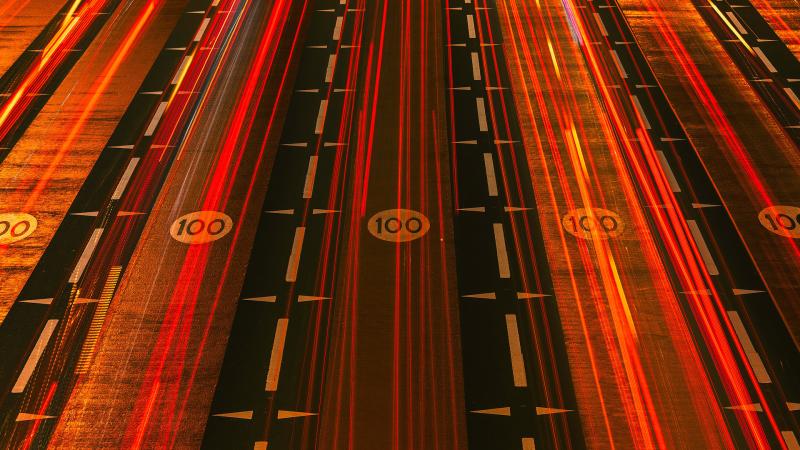 Red Light Streaks Road 5k