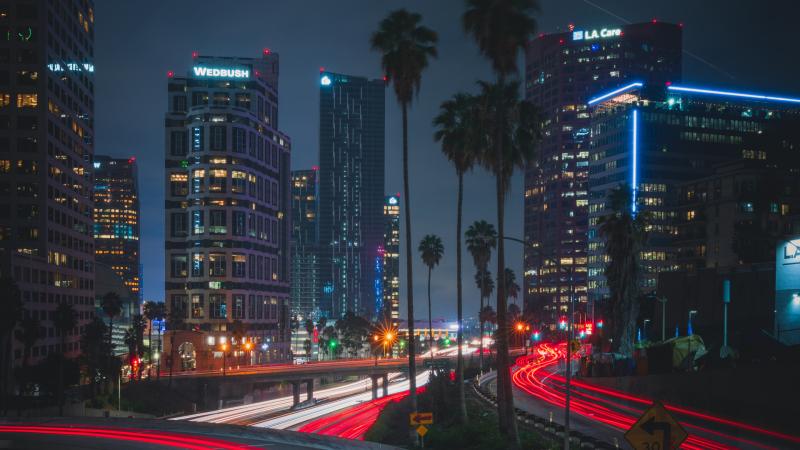 Road Timelapse Night 5k