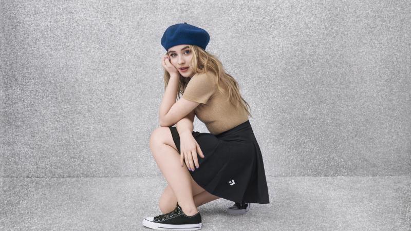 Sabrina Carpenter Converse Photoshoot 4k