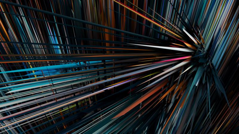 Sharp 3d Comet Digital Art Abstract