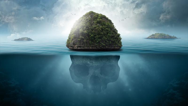Skull And Crossbones 5k - Wallpaper Download