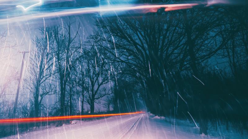 Snow Storm Photography 4k