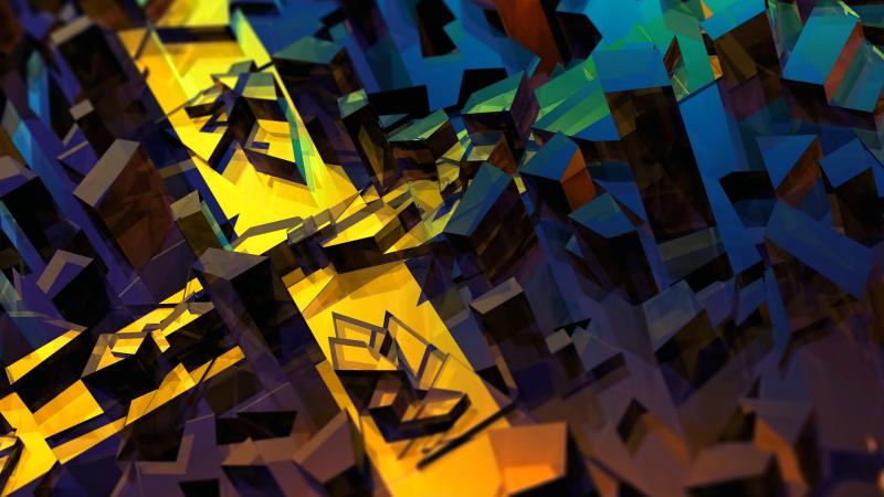 Splinters 3d Abstract HD