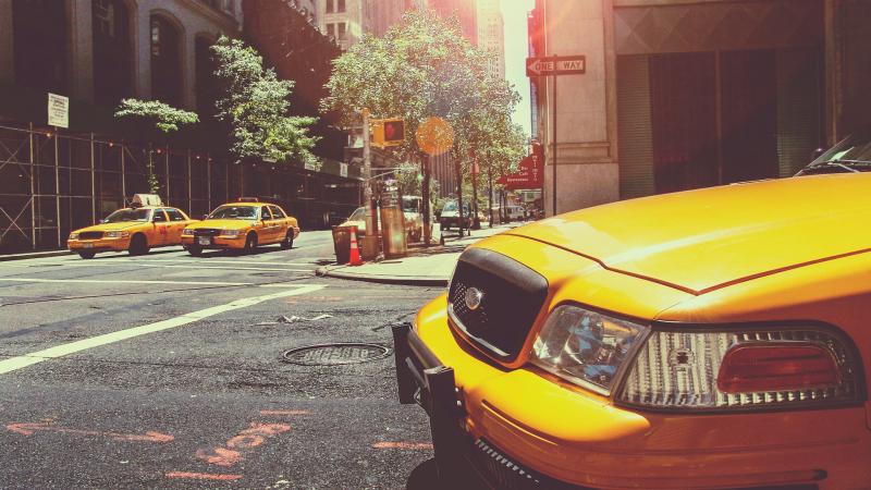 Taxi Cab New York City Street Vehicles