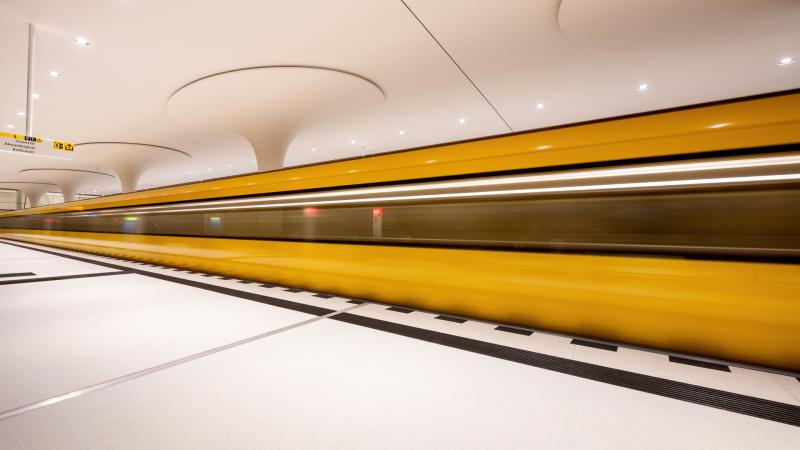Train Long Exposure Subway