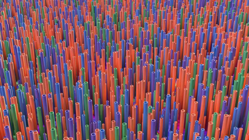 Tubes Abstract 4k
