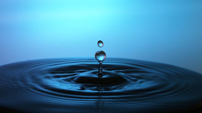 Water Drop Closeup Macro 4k
