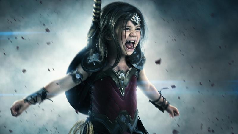 Wonder Woman Cute Girl