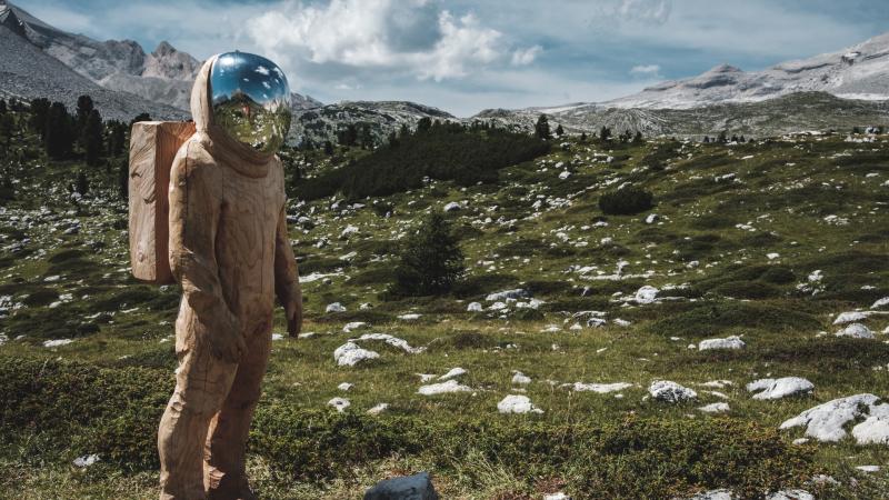 Wooden Astronaut