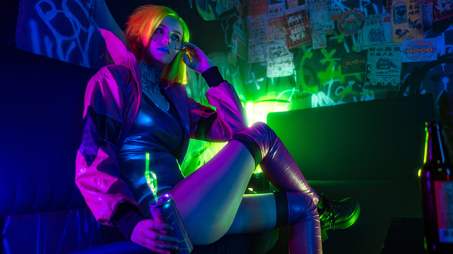 Cyberpunk Girl Cosplay 5k