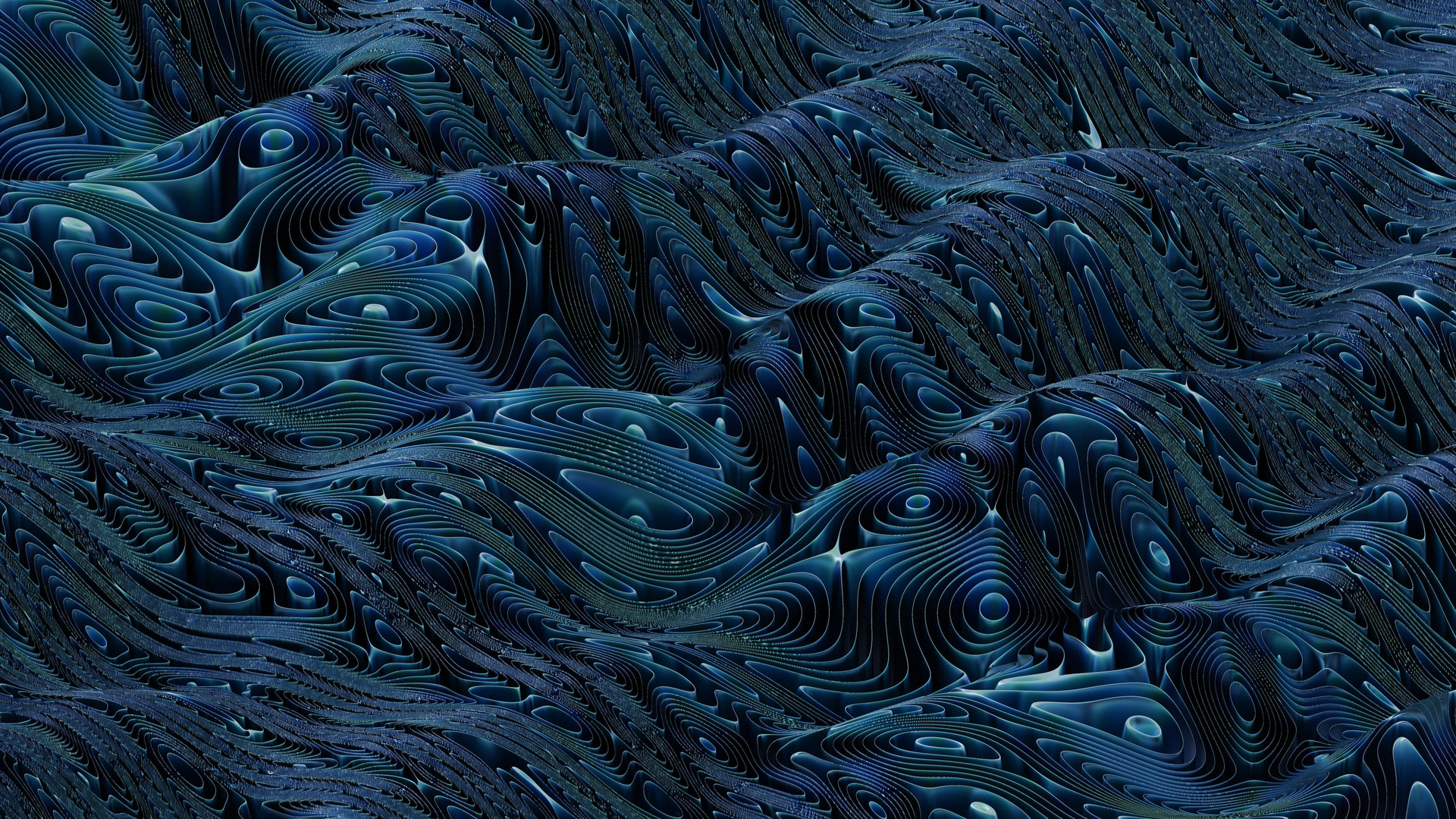 Dark Blue Abstract Sapphire