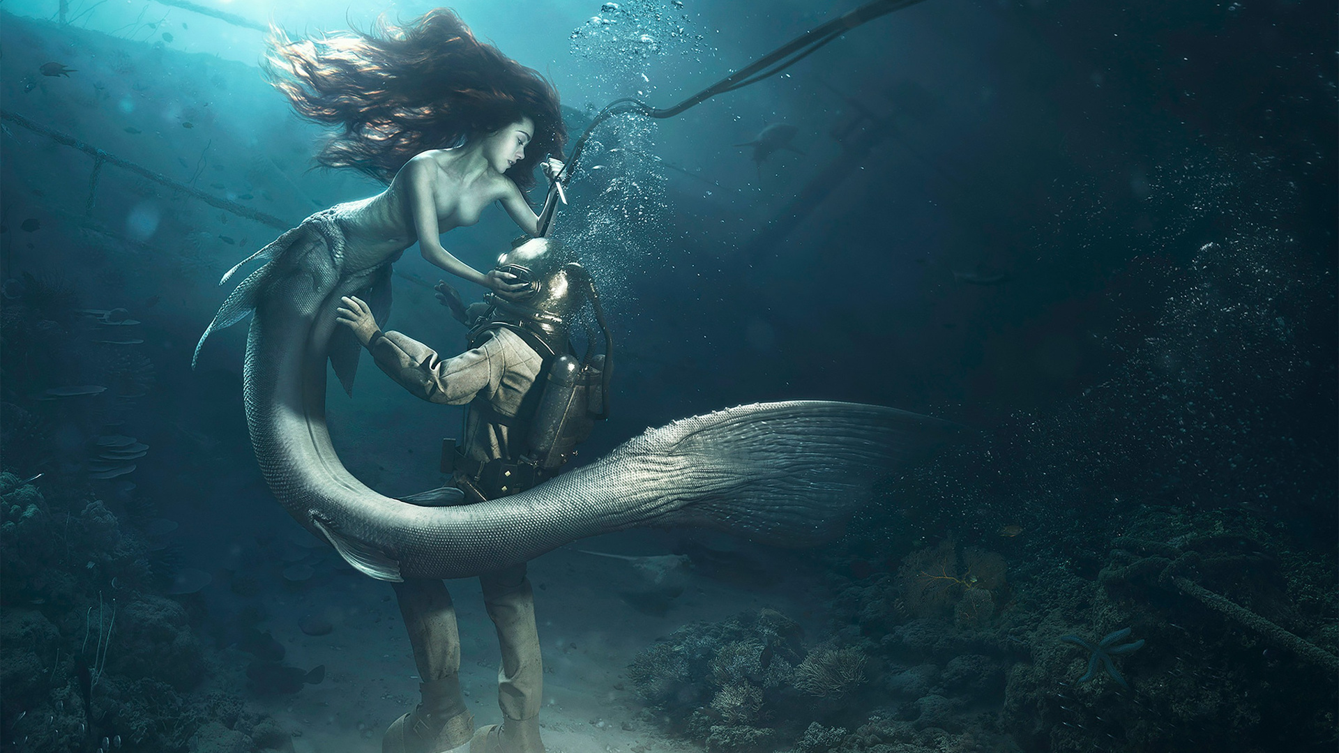 Diver and The Mermaid