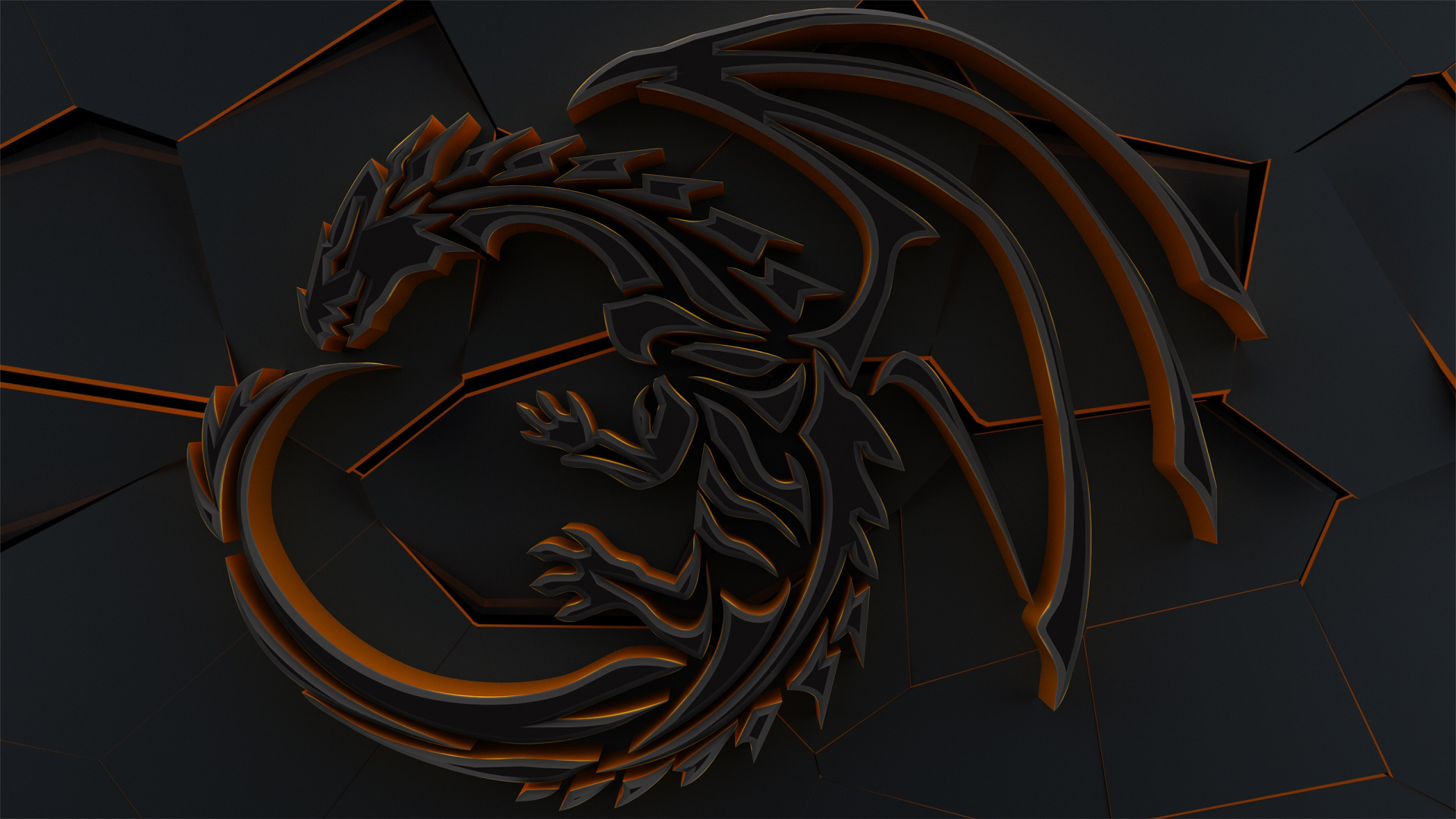 Dragon 3d Abstract Cgi Art