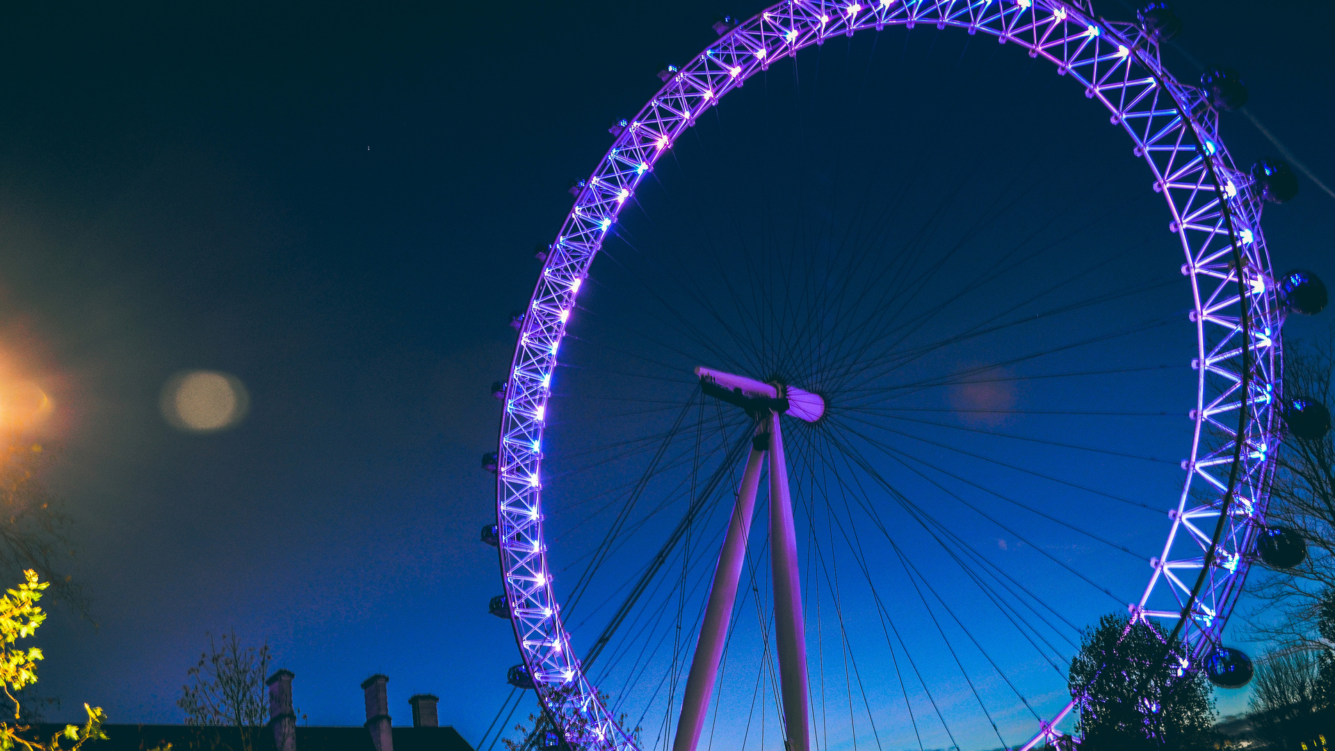 Ferris Wheel With Lights