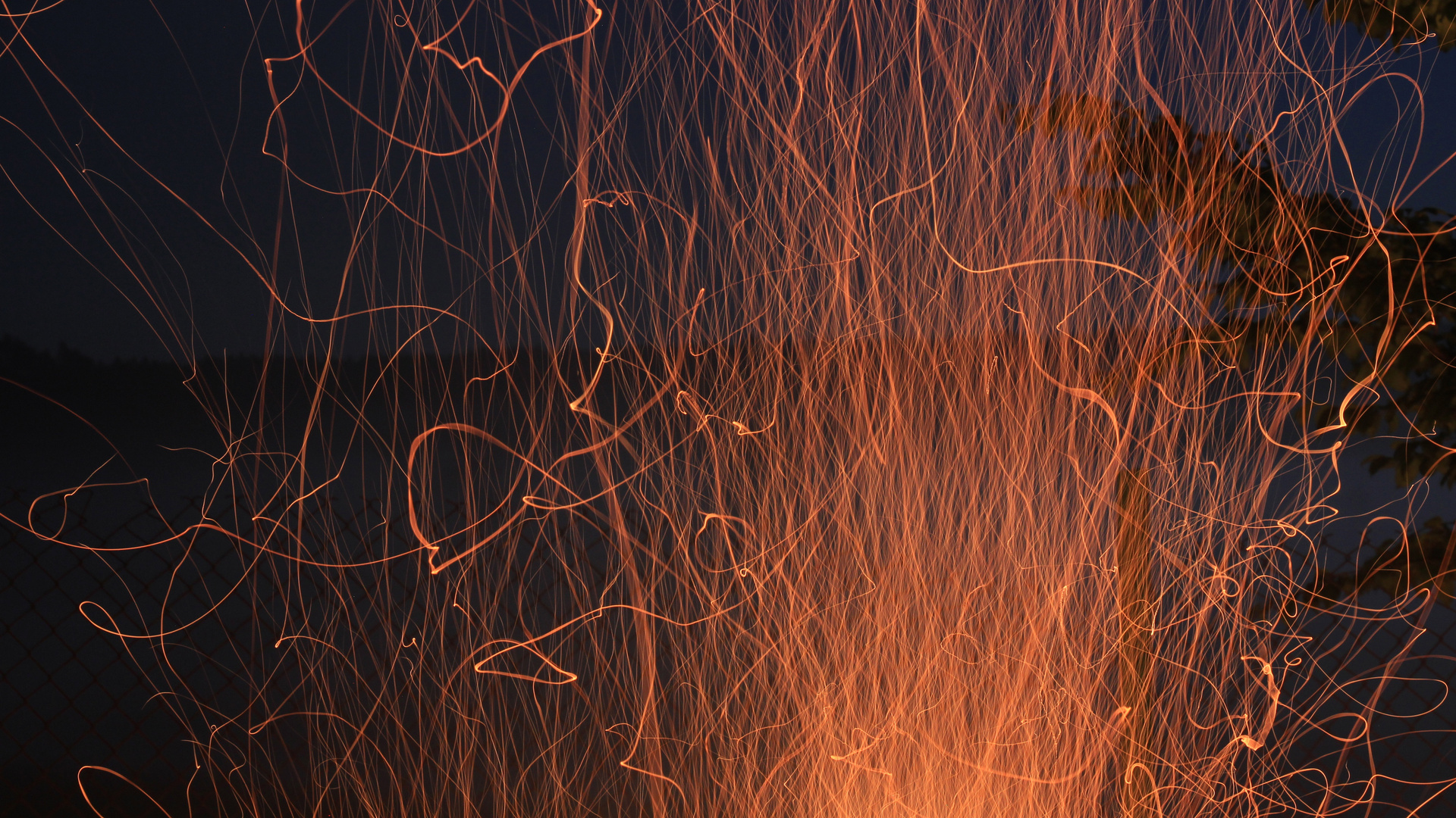 Fire Flame Sparks Glow Smoke 5k