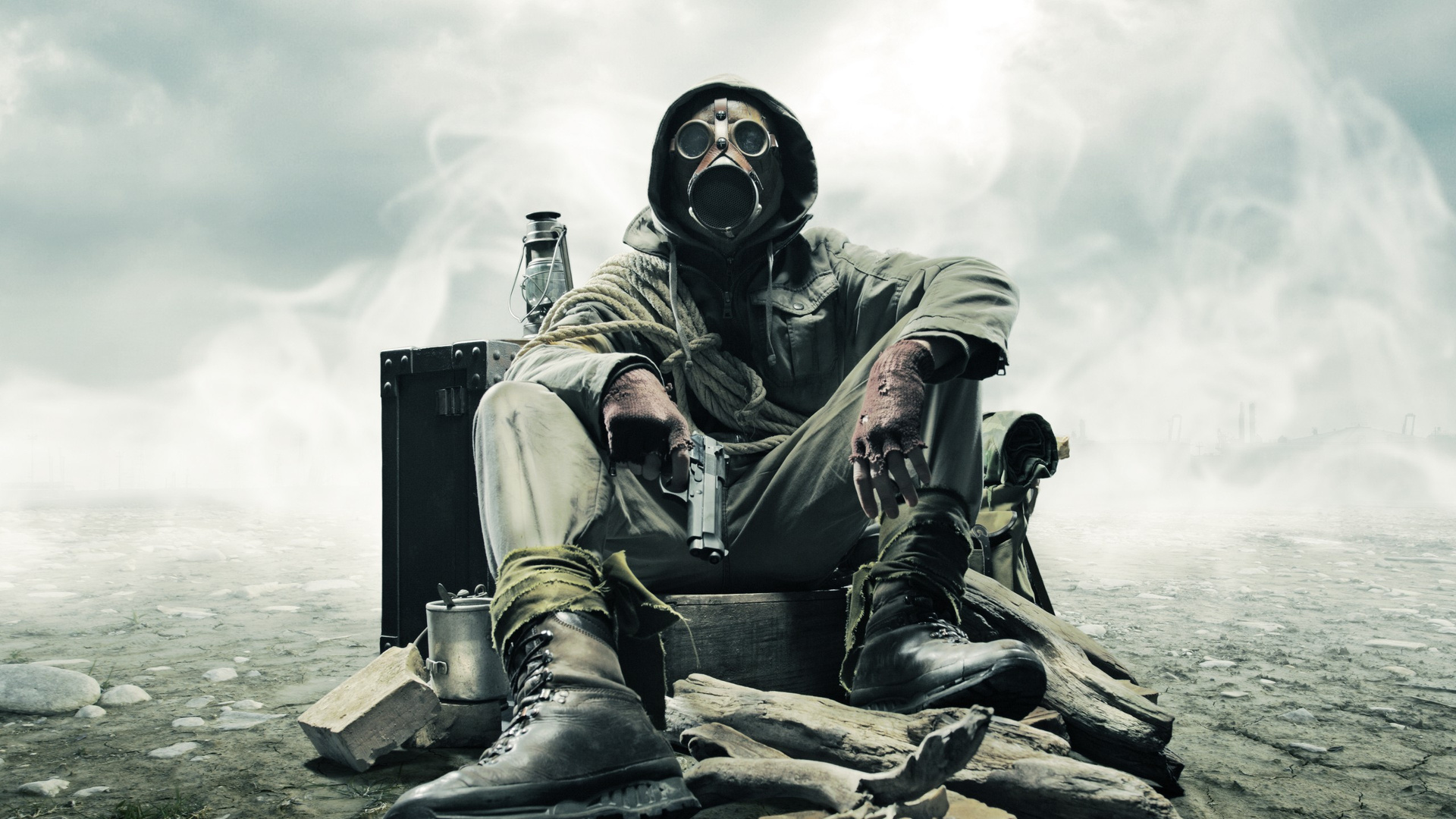 Gas Mask Soldier Apocalypse