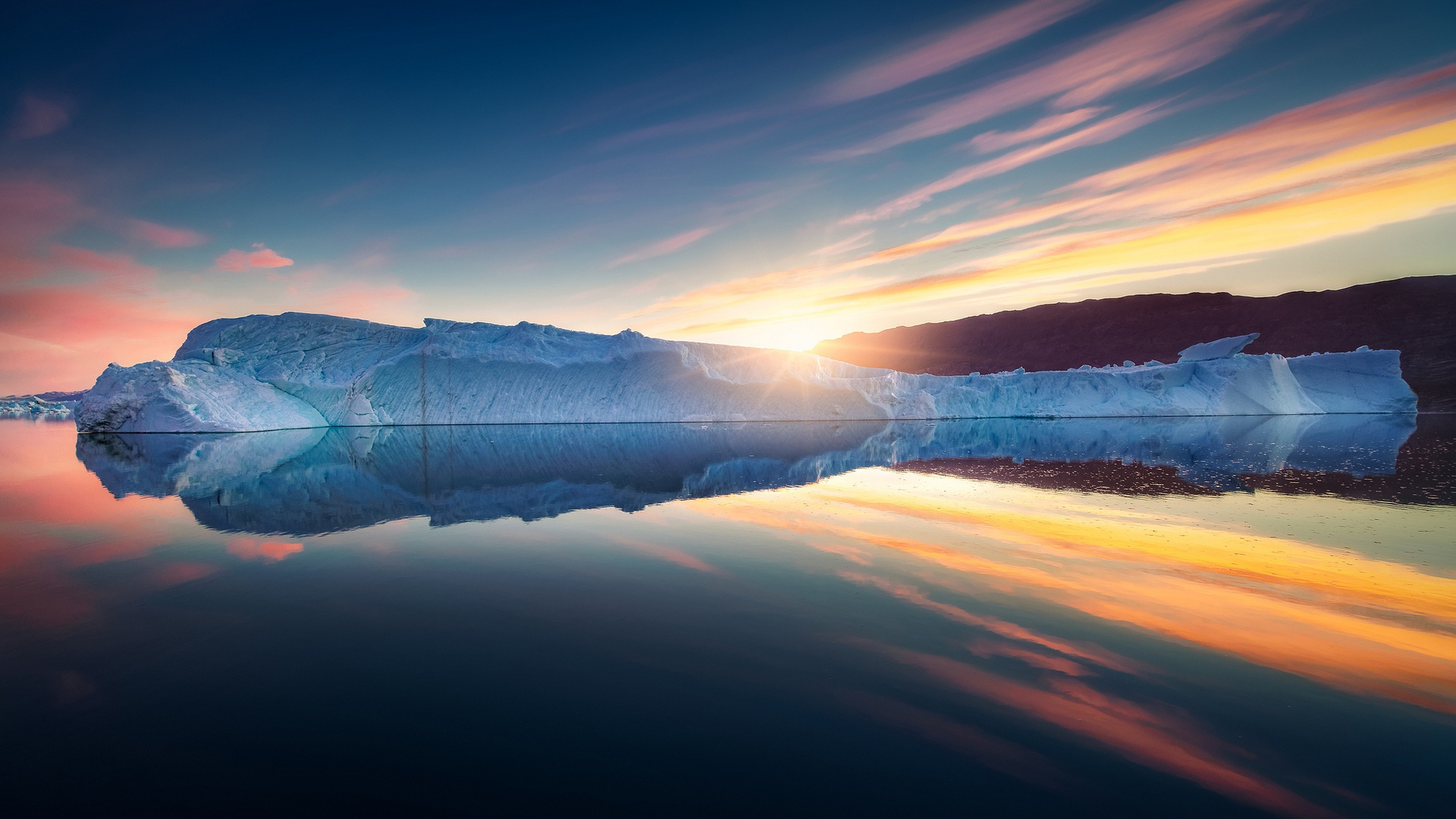 Iceberg Nature Reflection Sky