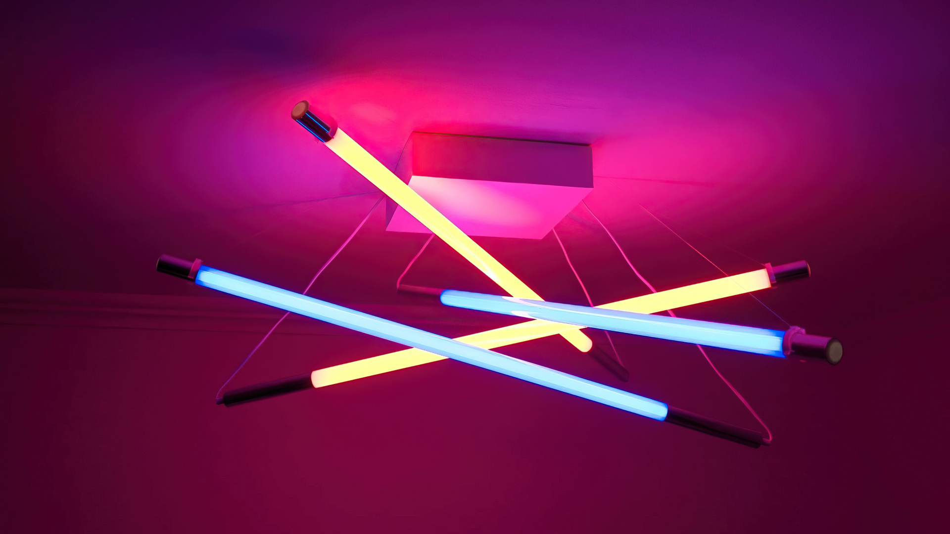 Lamp Neon Lights 4k