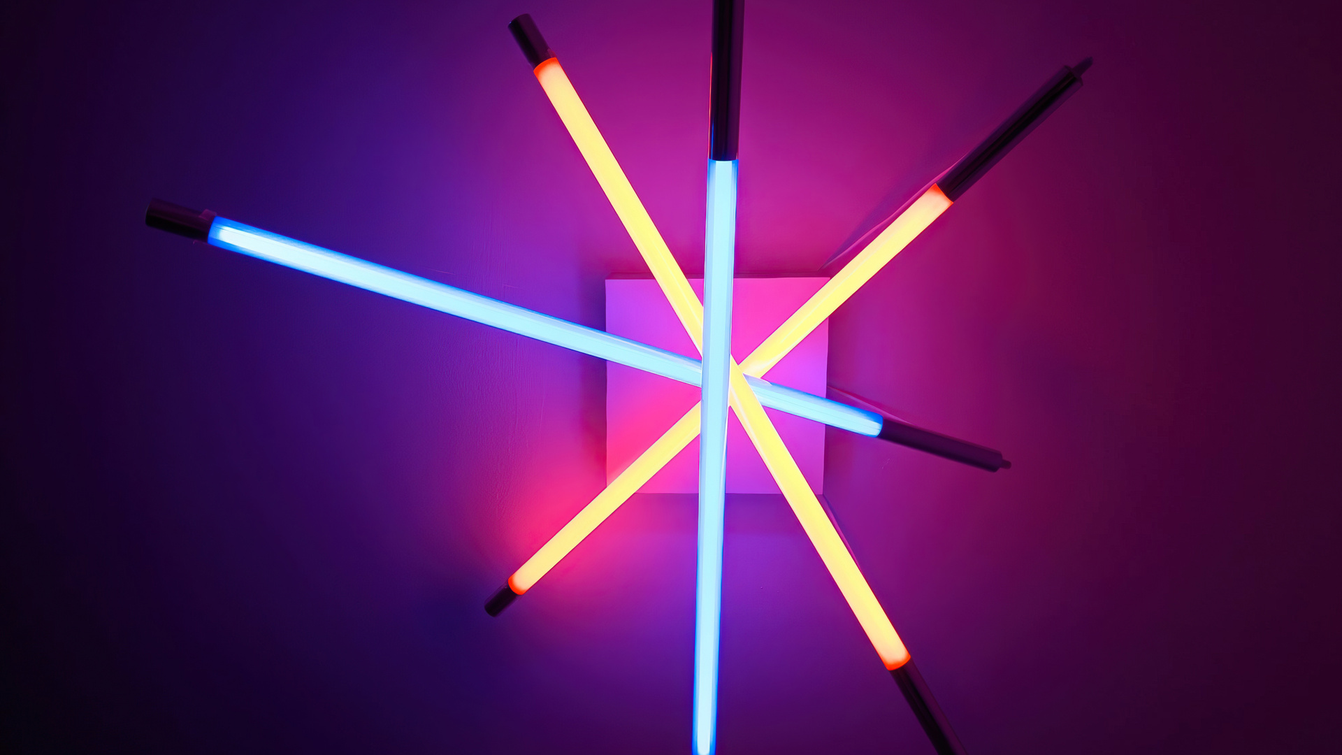 Lamp Neon Tubes 4k