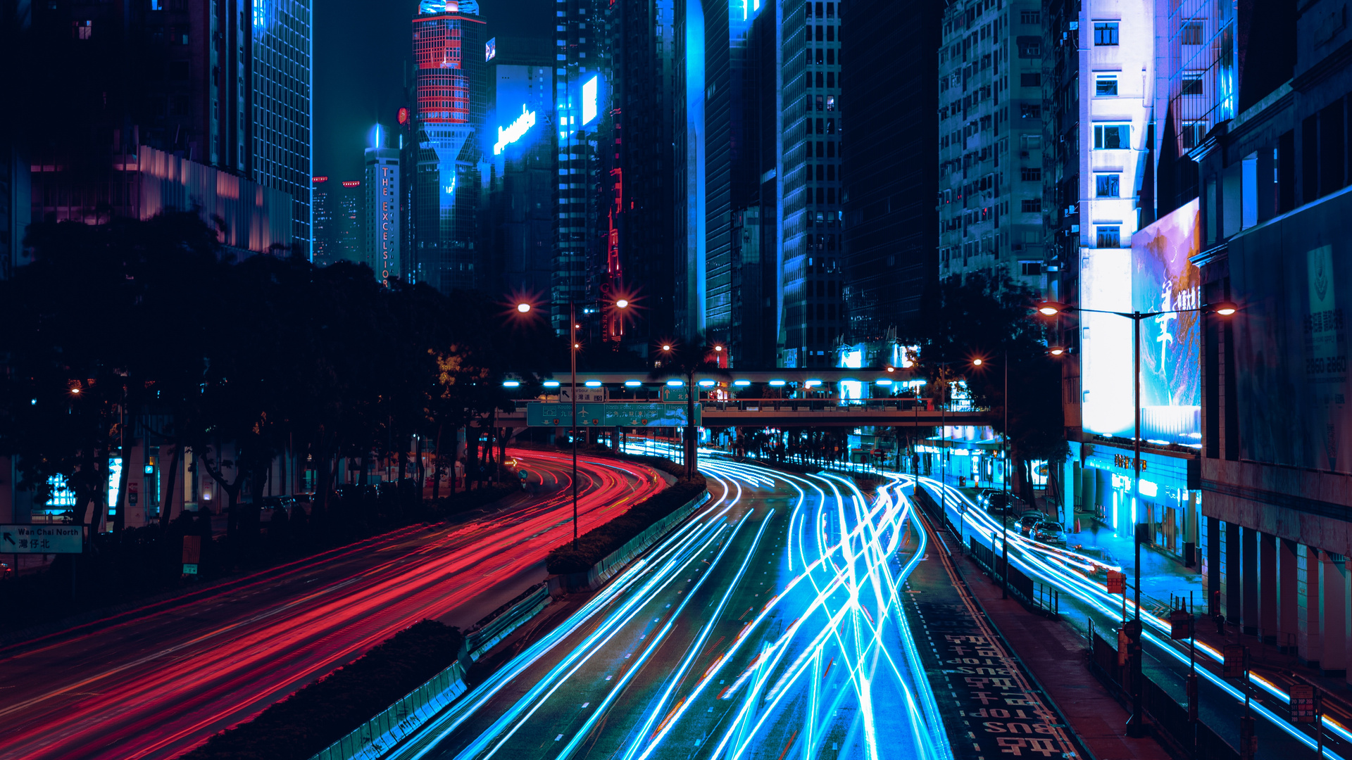 Light Trails City