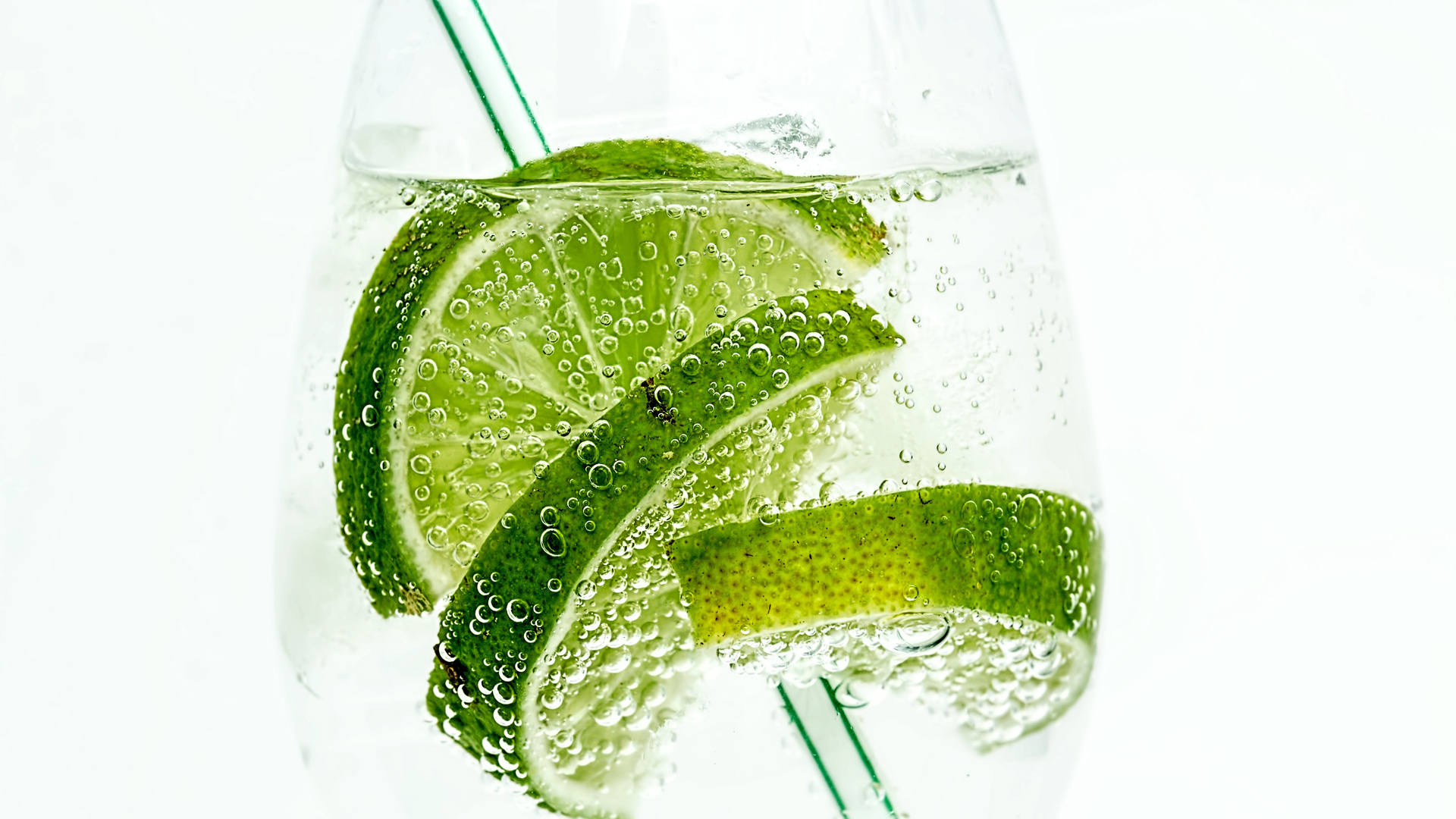 Lime Drink Bubbles