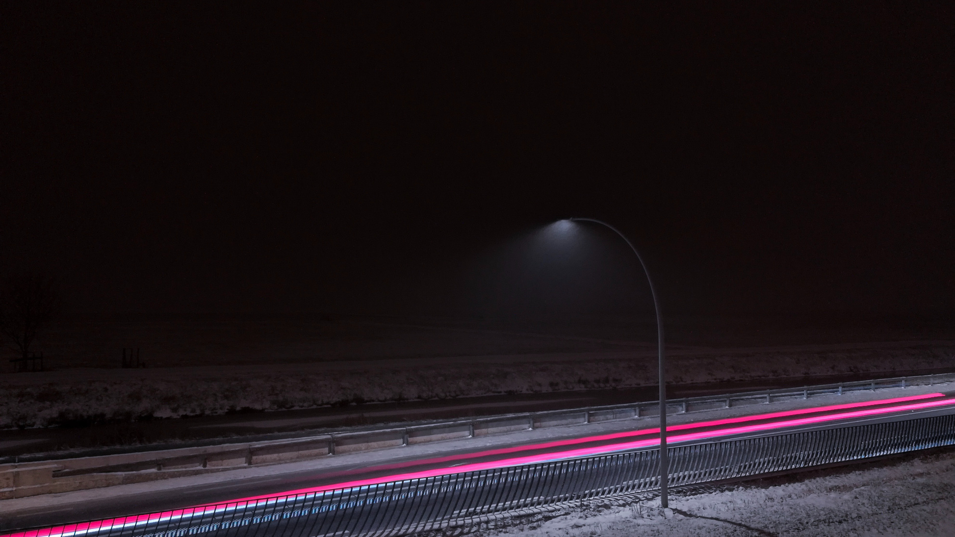Long Exposure Light Highway