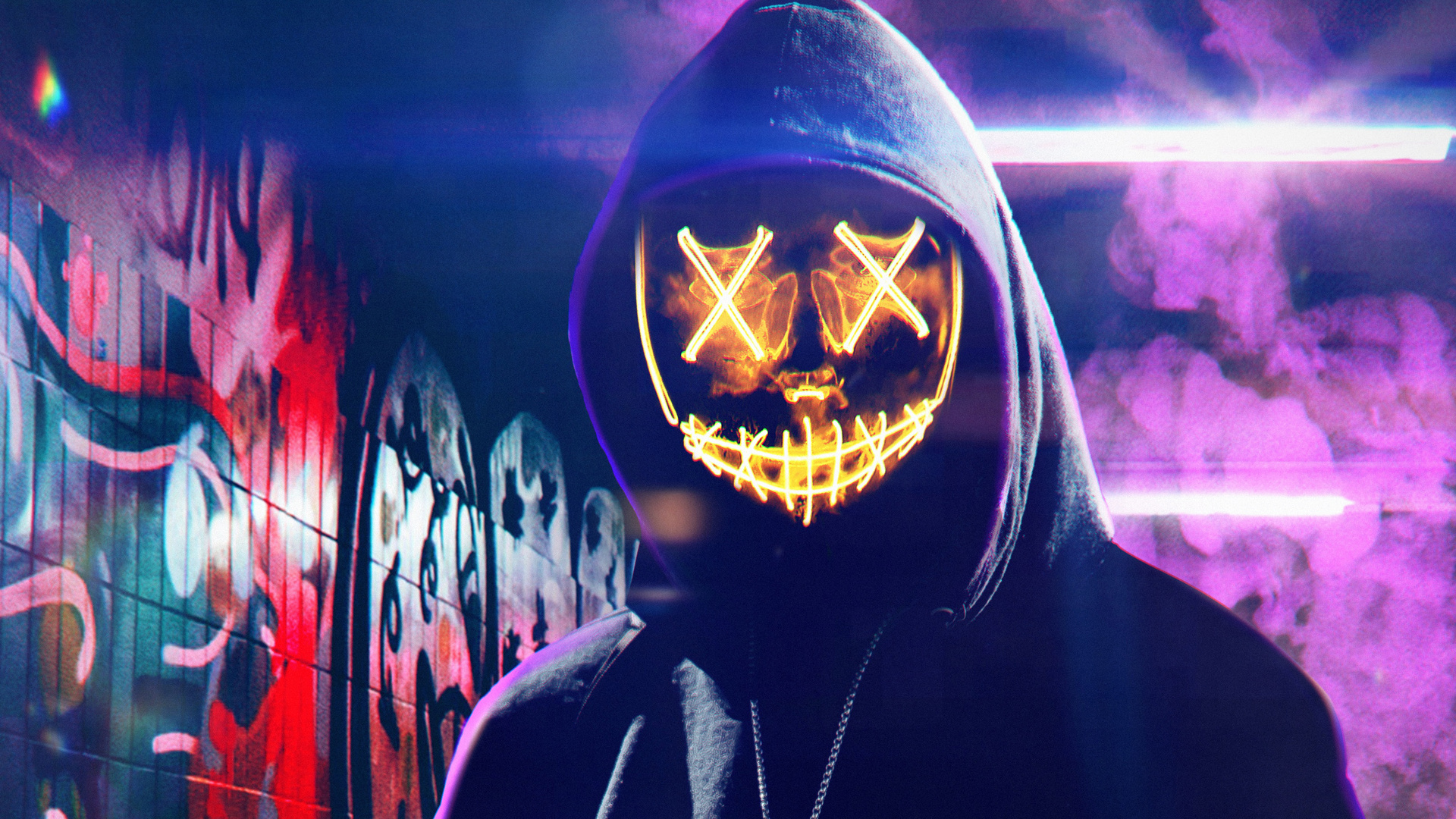 Mask Guy Tunnel 4k