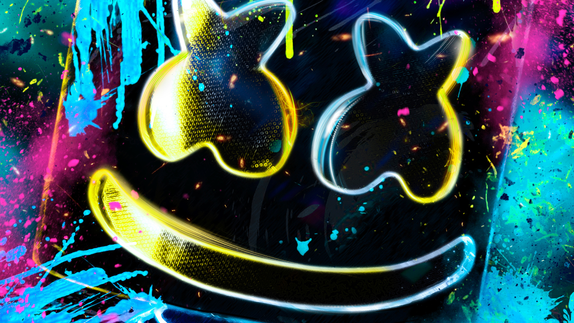 Neon Marshmello