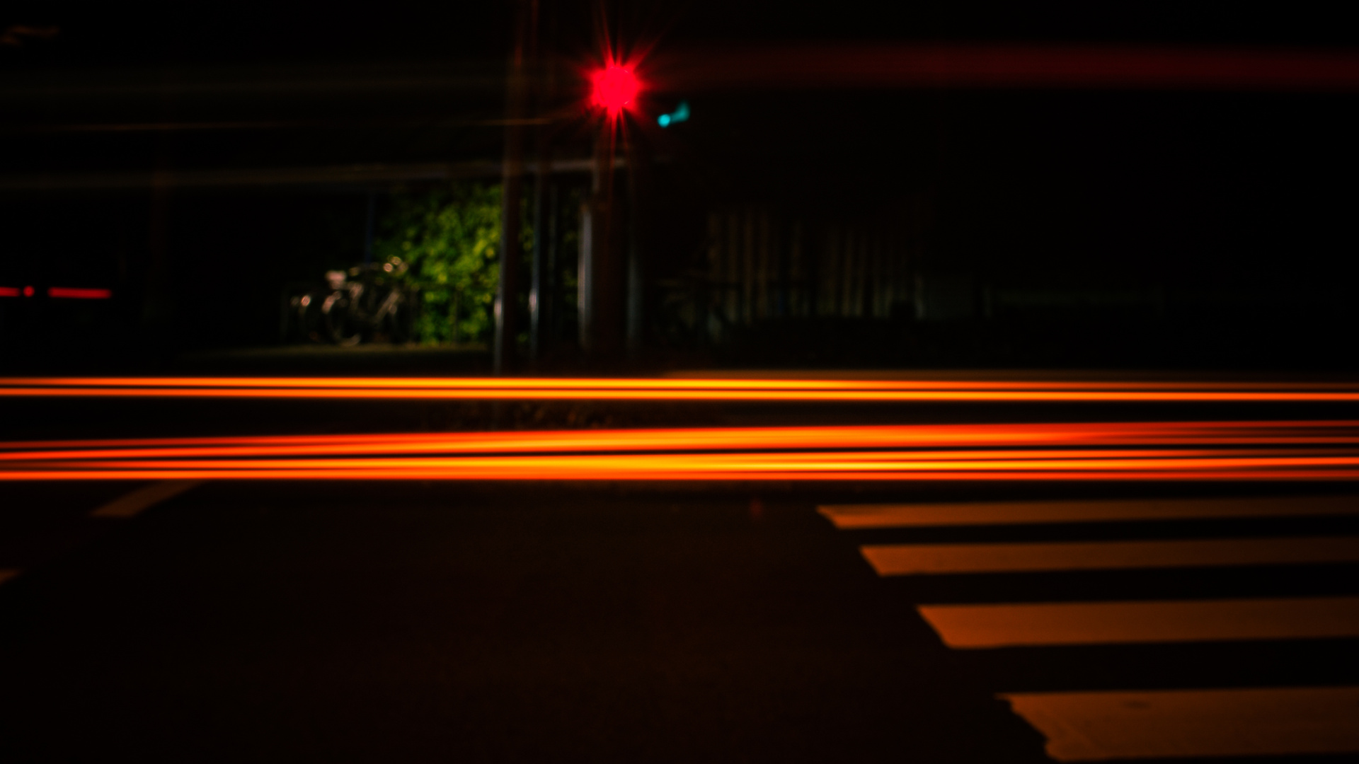 Orange Trails Time Lapse
