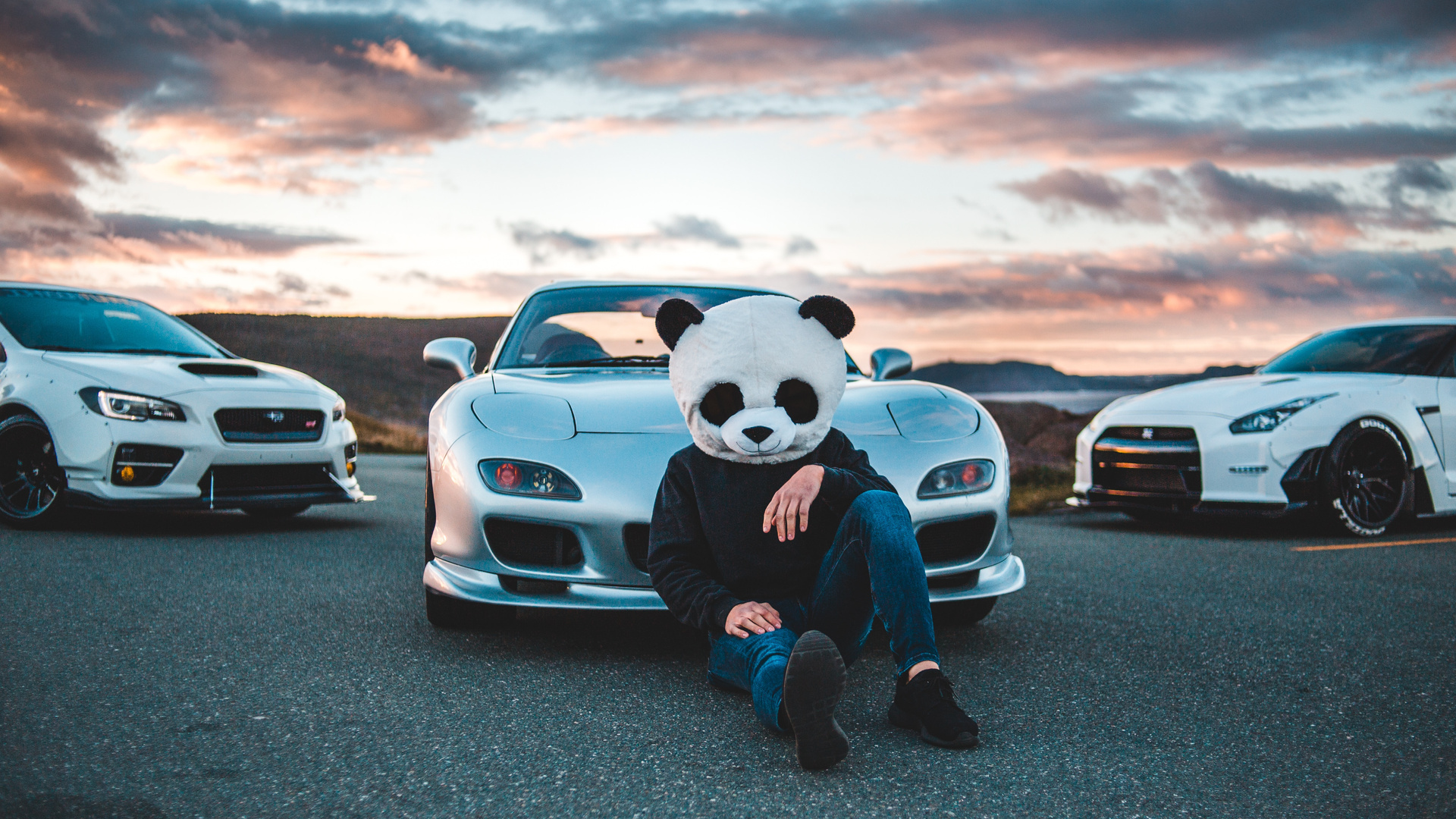 Panda Boy With Cars 5k