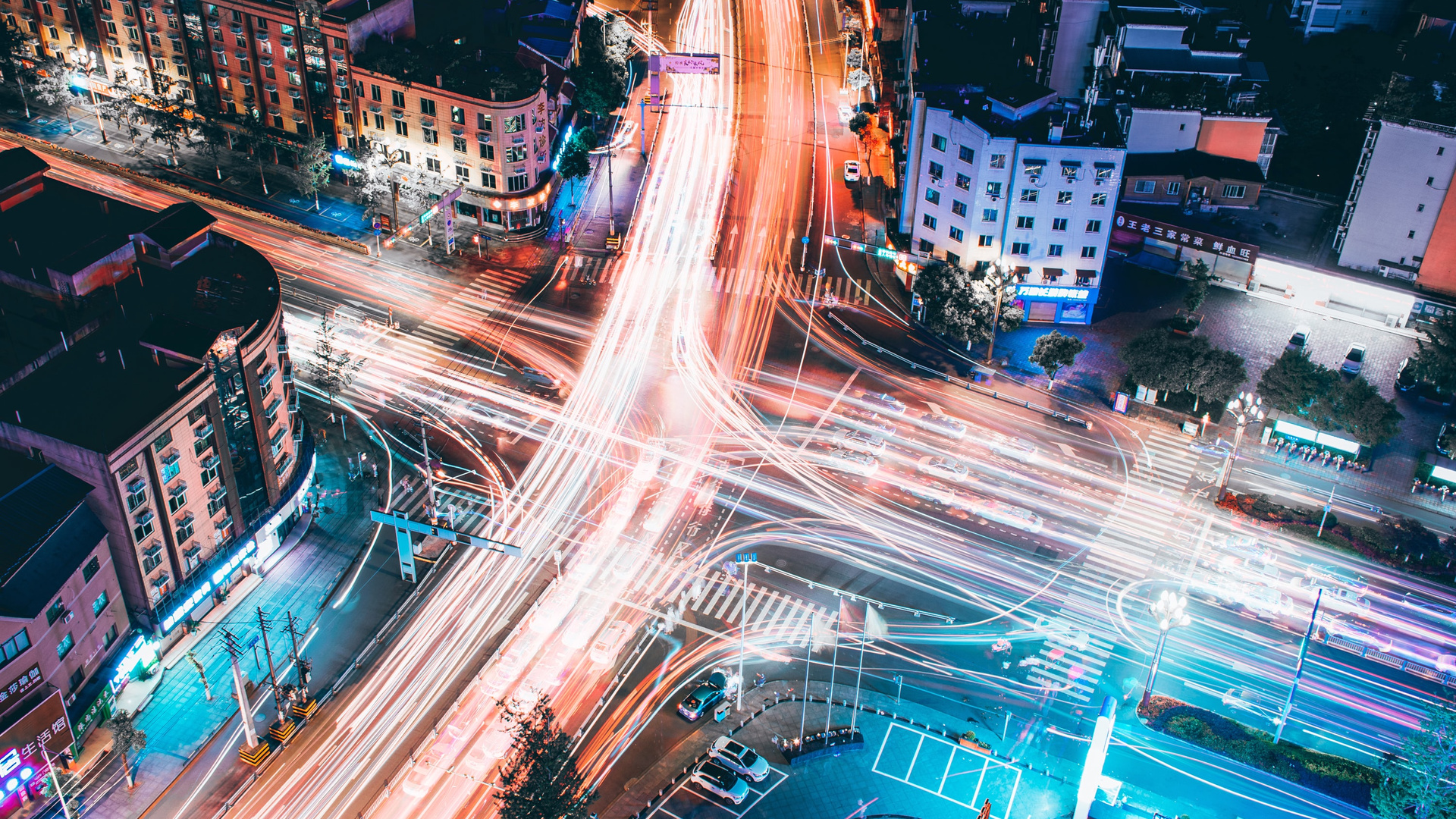Road Intersection Time Lapse