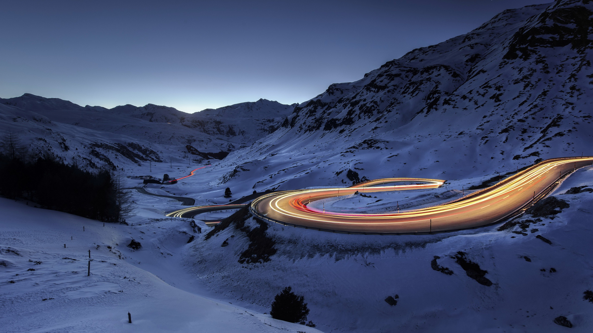 Snow Road Timelapse