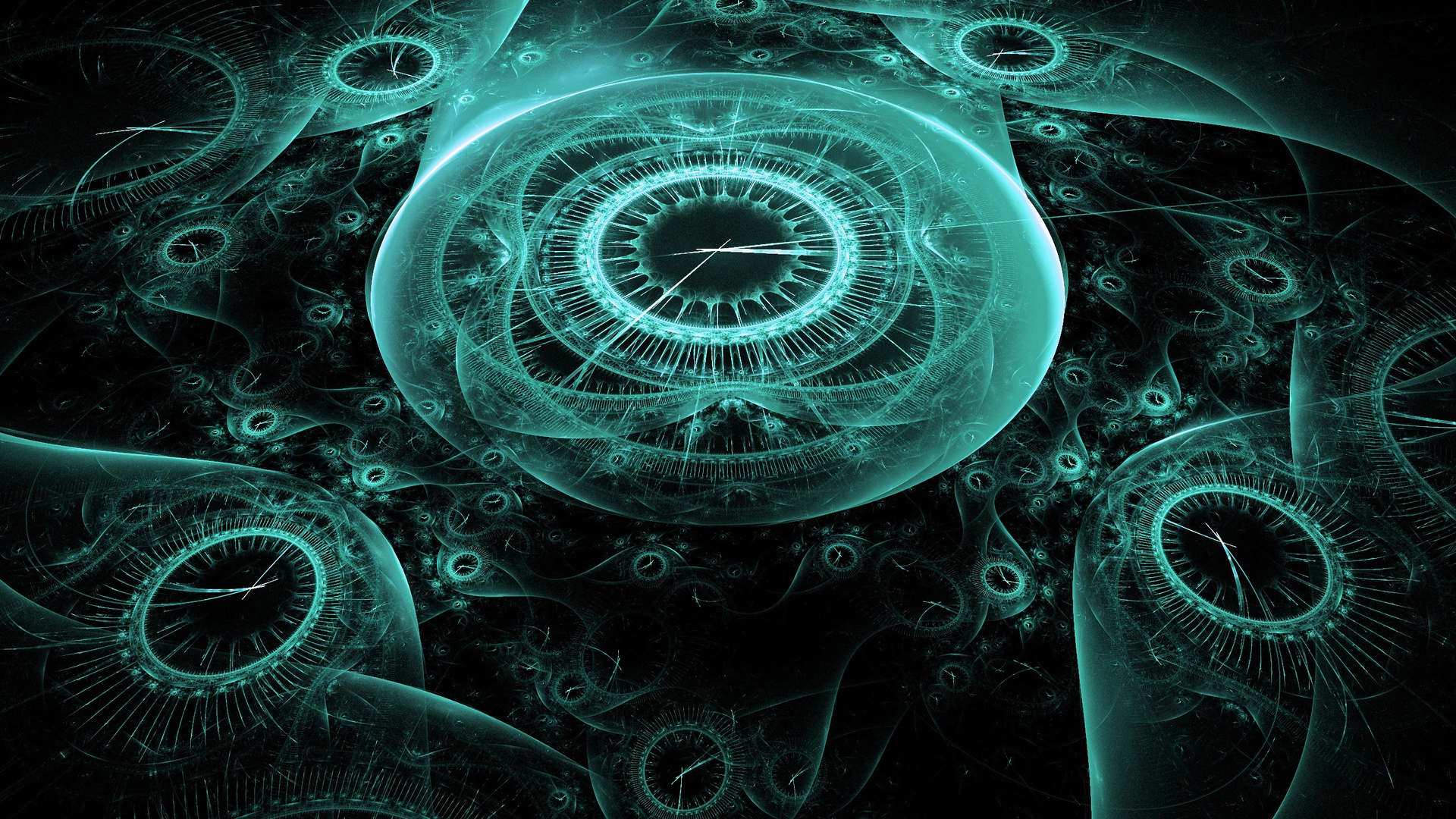 Time Clock Digital Creative Illustration