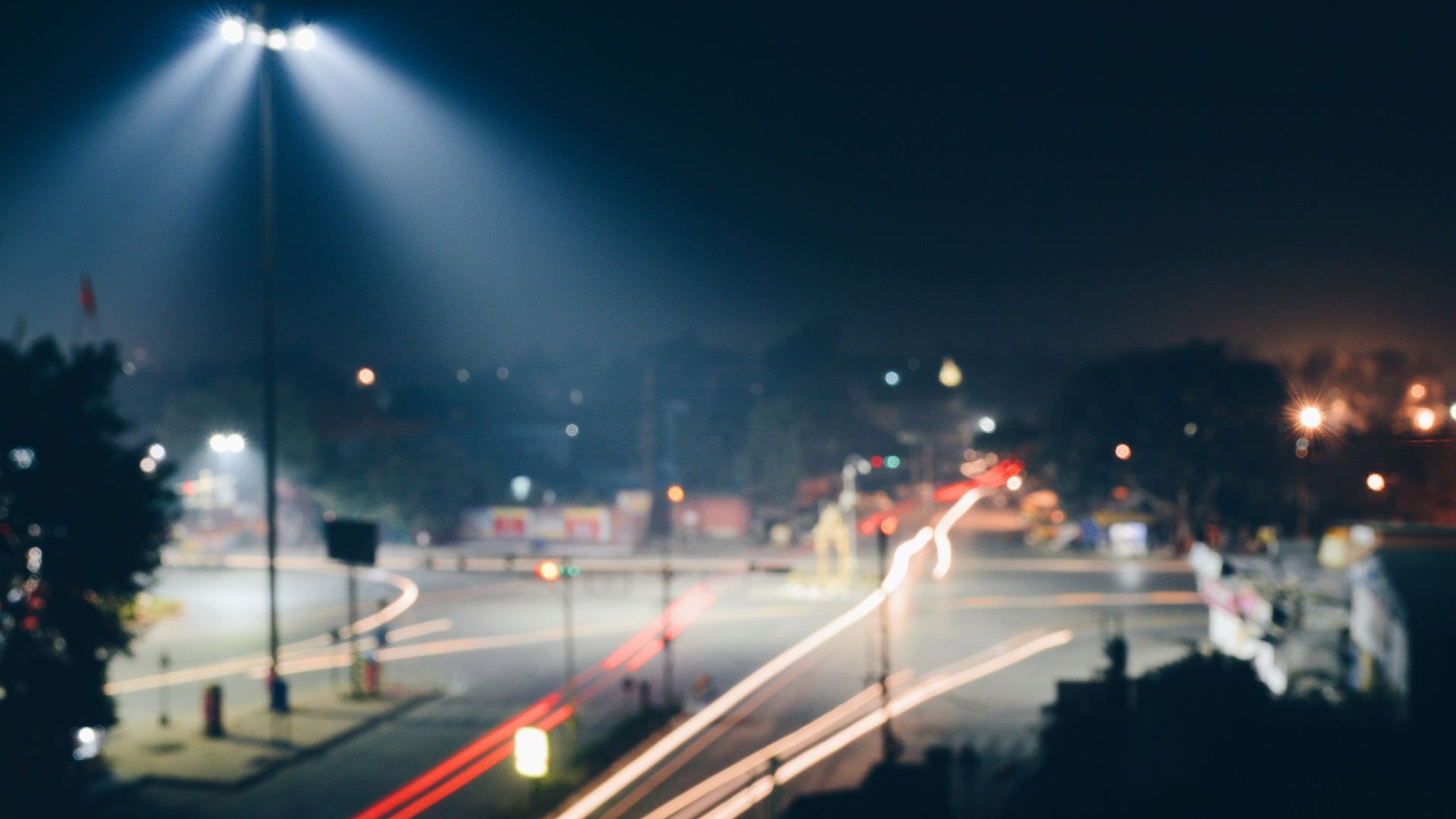 Time Lapse Road Blur