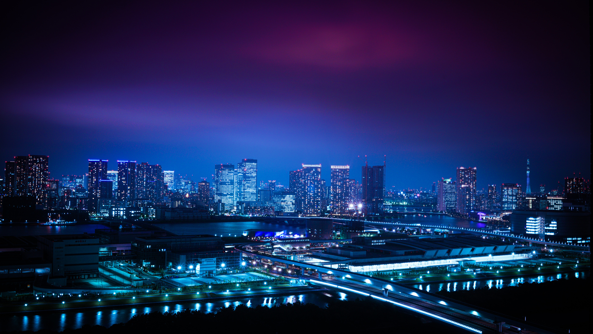 Toyosu Market And Ginza Skyline 8k