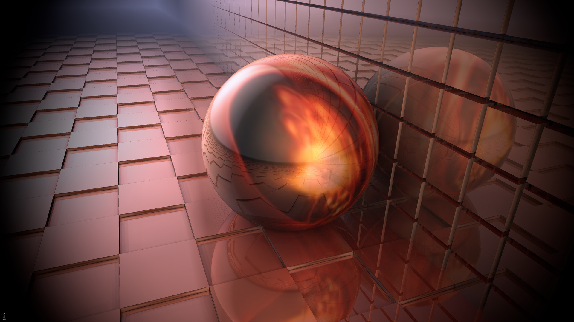 3d Wall Fractal 4k