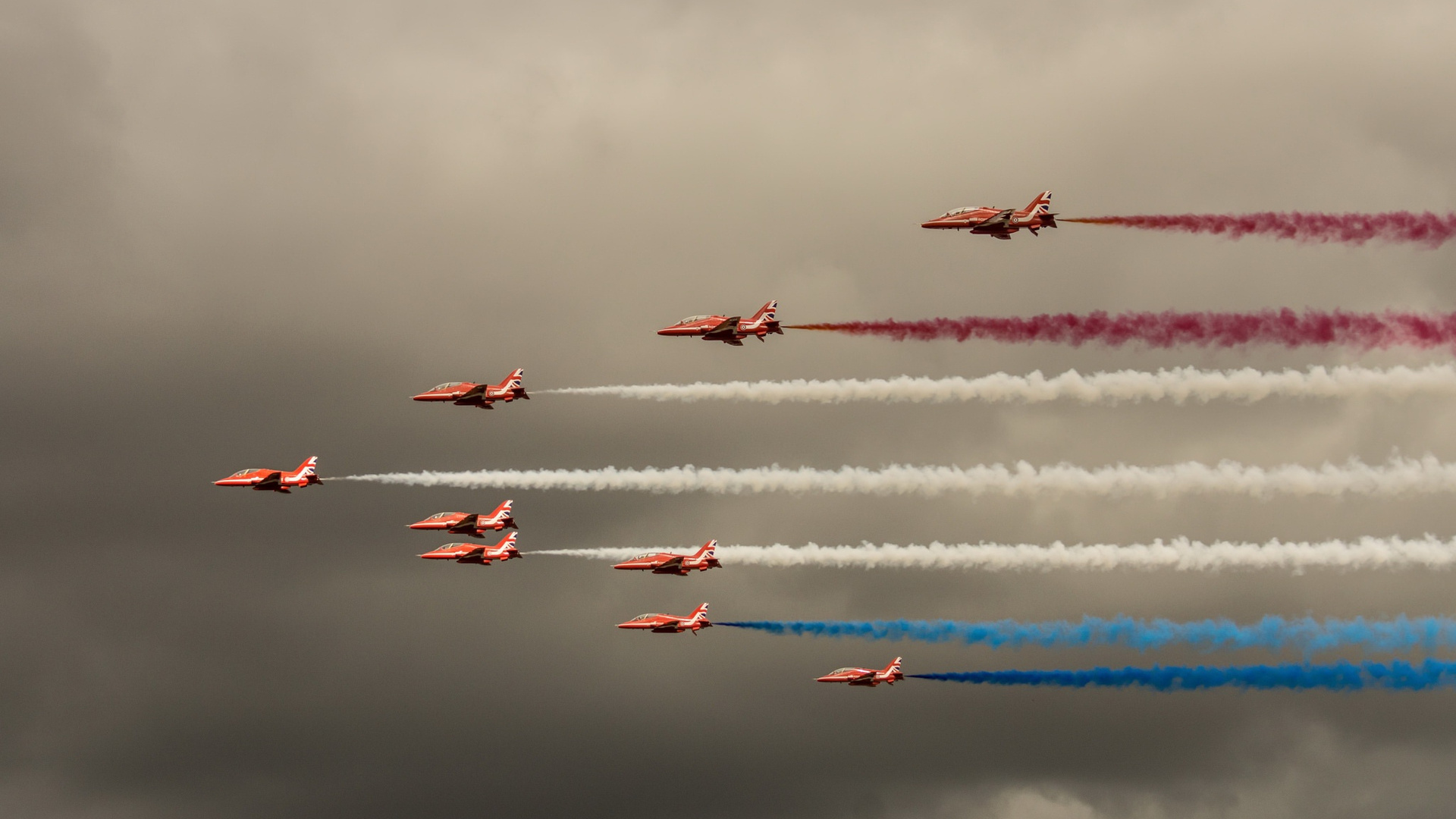Air Show Aircraft Smoke