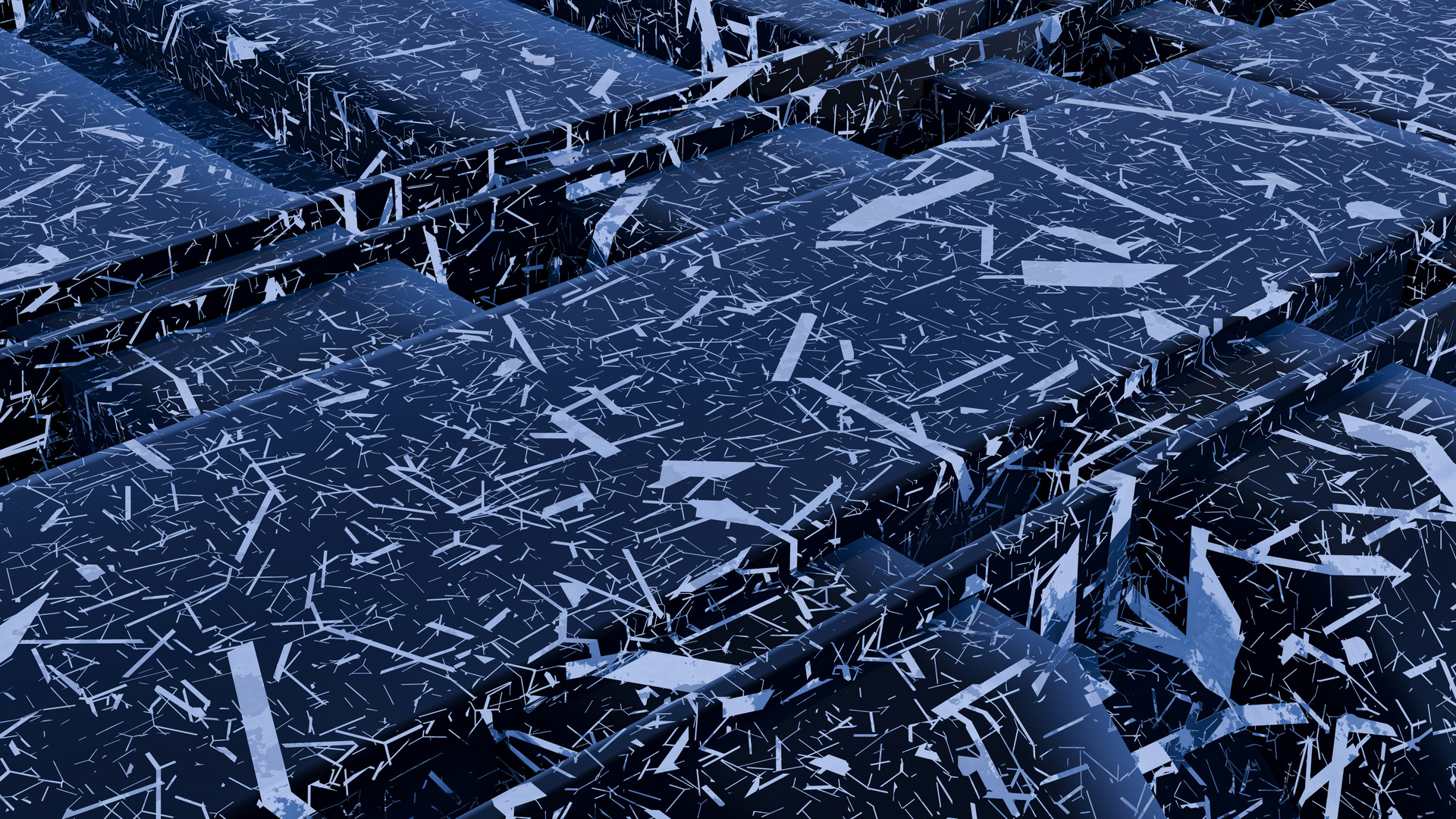 Blue Black Surface