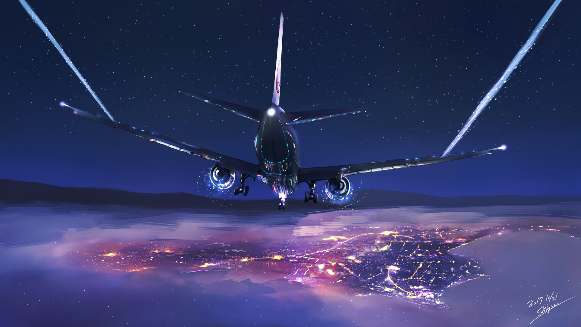 Boeing 737 Next Generation Planes Minimalism 4k