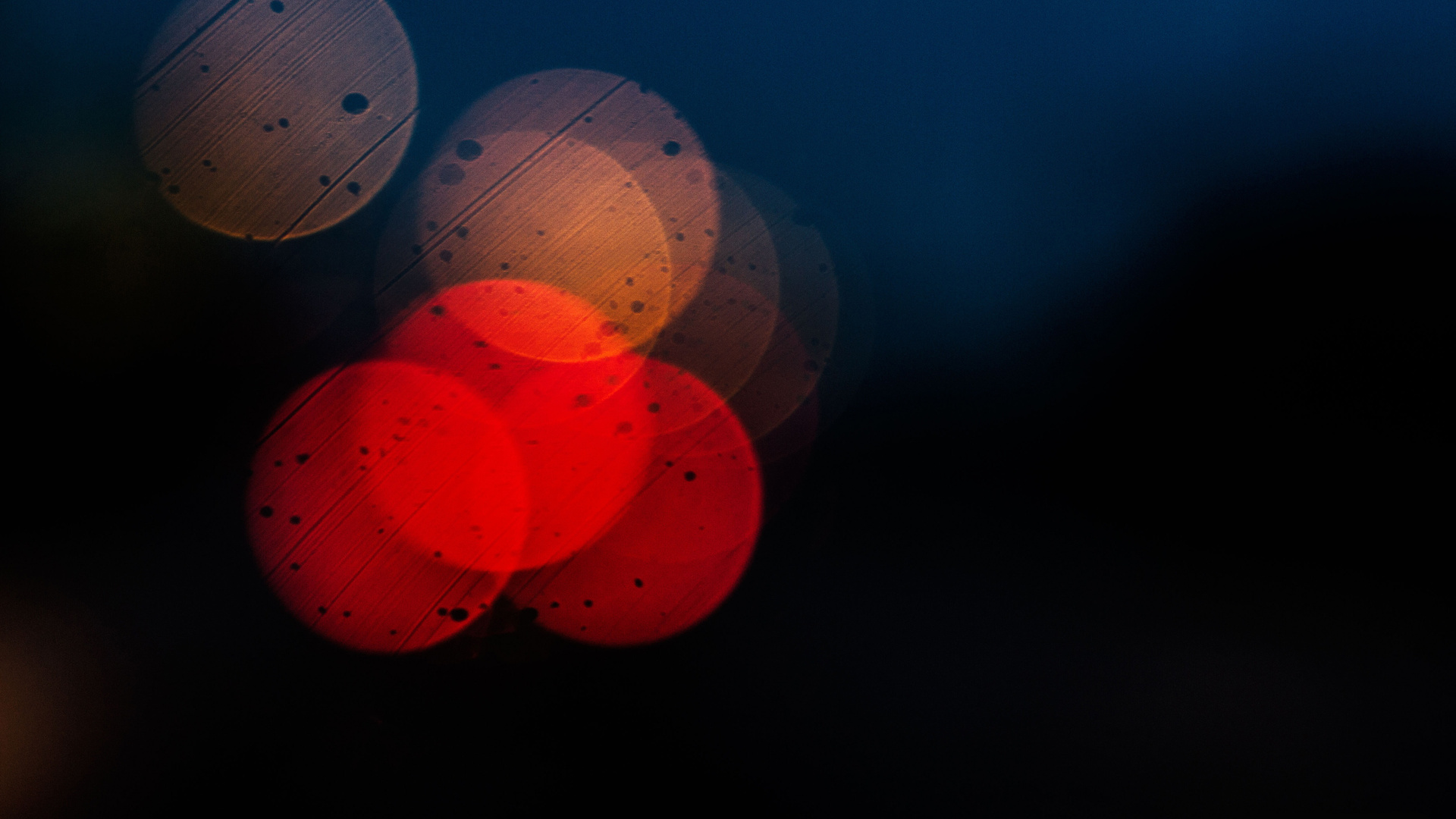 Bokeh Colors Dark Blur 5k