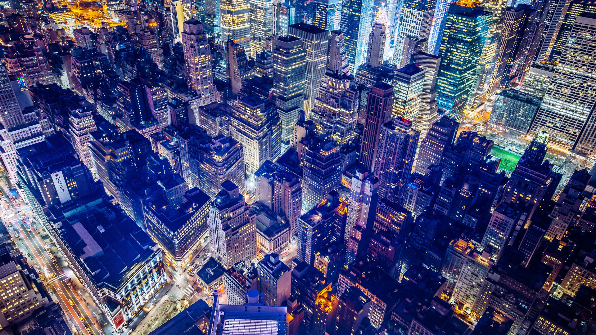Buildings Night Lights 5k